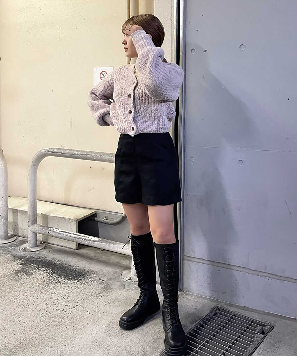 追加  ハイウエストショートパンツ