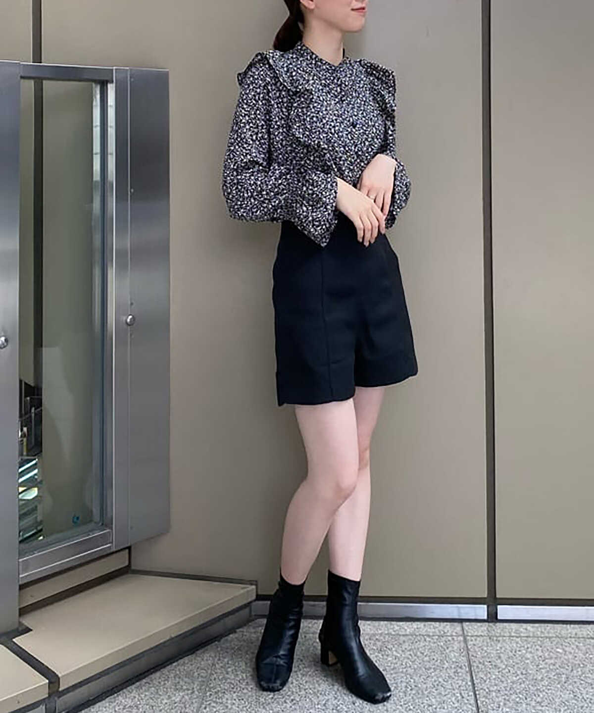 追加  ハイウエストショートパンツ