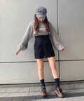 追加  ハイウエストショートパンツ