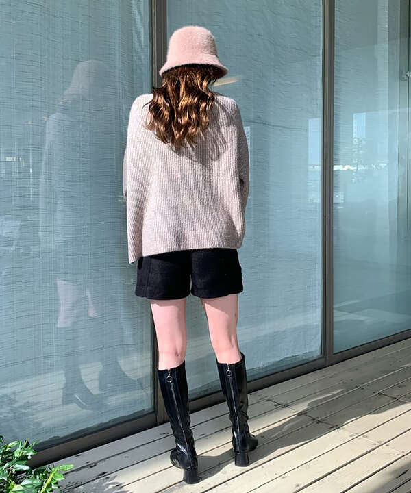 追加  ハイウエストショートパンツ