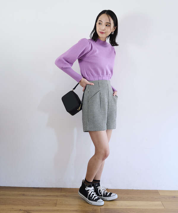 追加  ハイウエストショートパンツ