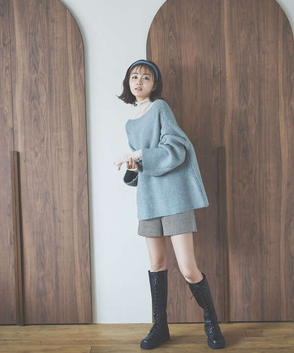 追加  ハイウエストショートパンツ