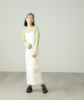 ［ベージュカラーWEB限定］ナローキャミジャンパースカート