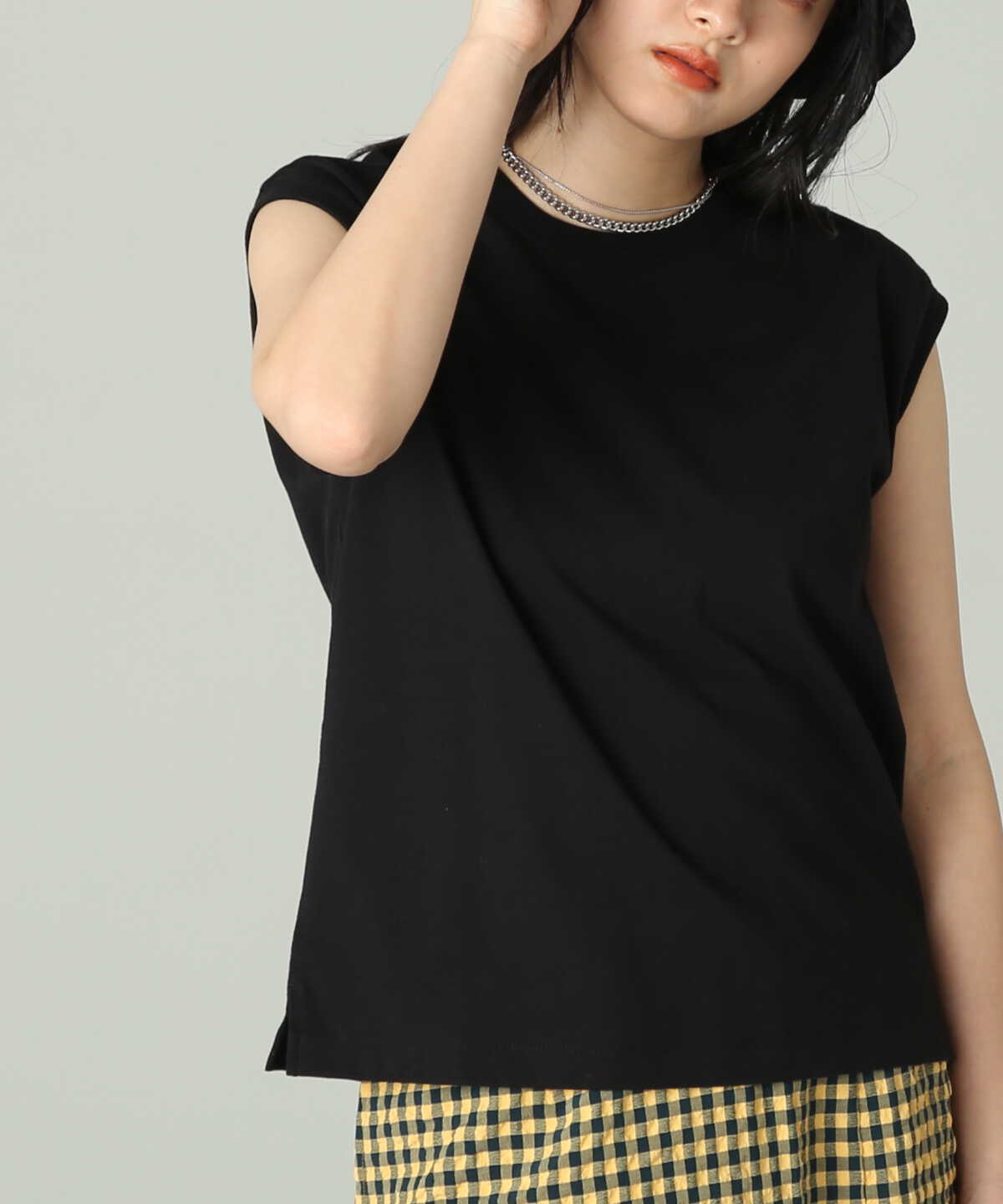 USAコットンフレンチスリーブTシャツ
