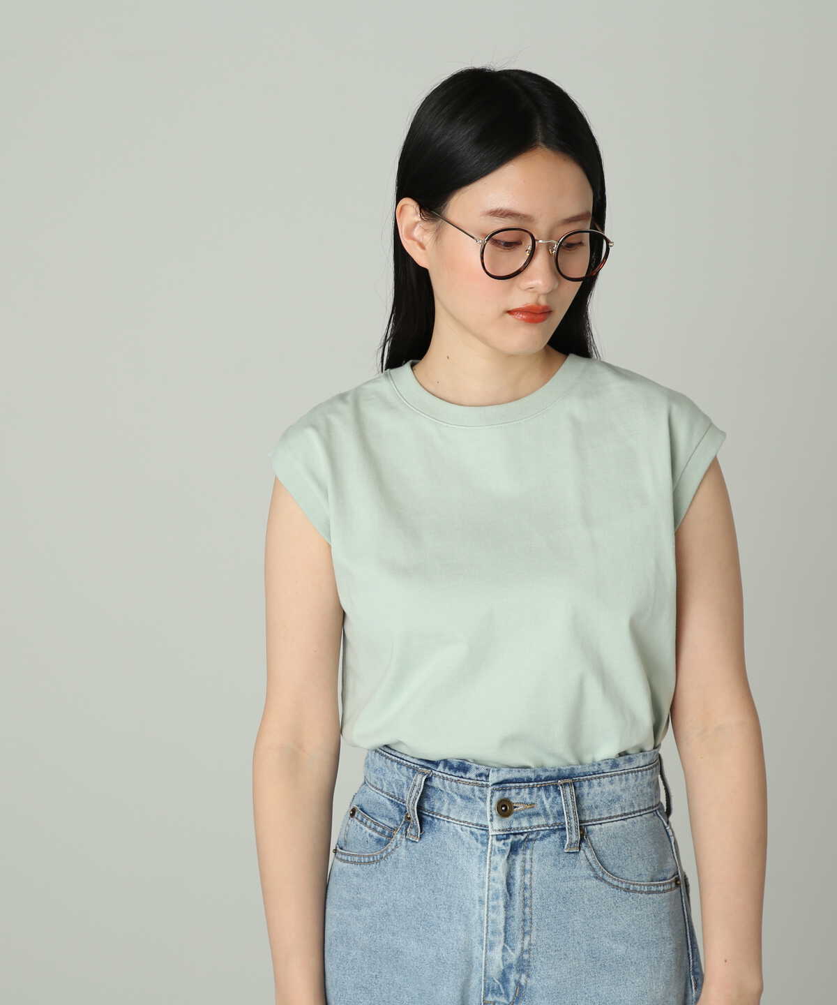 USAコットンフレンチスリーブTシャツ