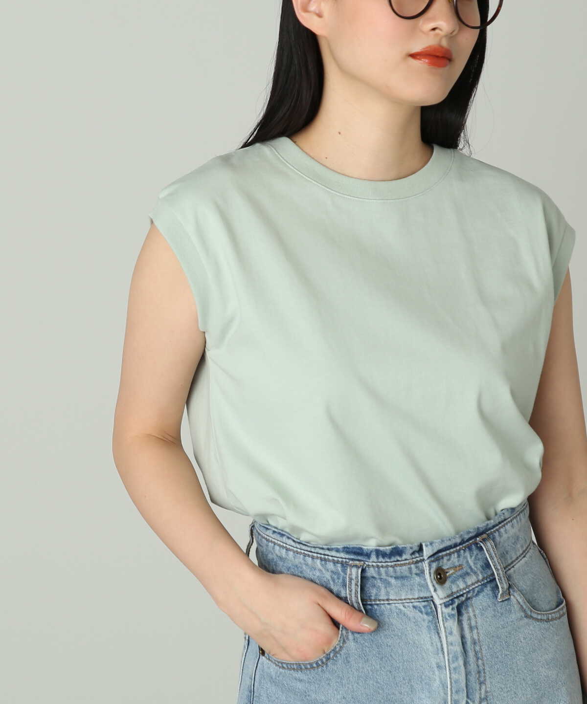 USAコットンフレンチスリーブTシャツ