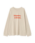 追加  フロッキーロゴロングTシャツ