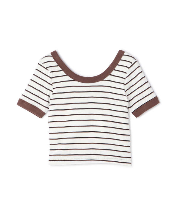 Millerカップ付きショート丈Tシャツ
