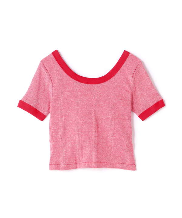 Millerカップ付きショート丈Tシャツ