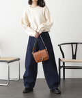 レトロフラップショルダーバッグ