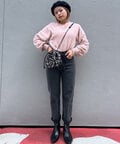 [低身長サイズ/Sシリーズ]ストレートカットオフデニムパンツ