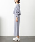 ドロストスリーブニットセットアップ