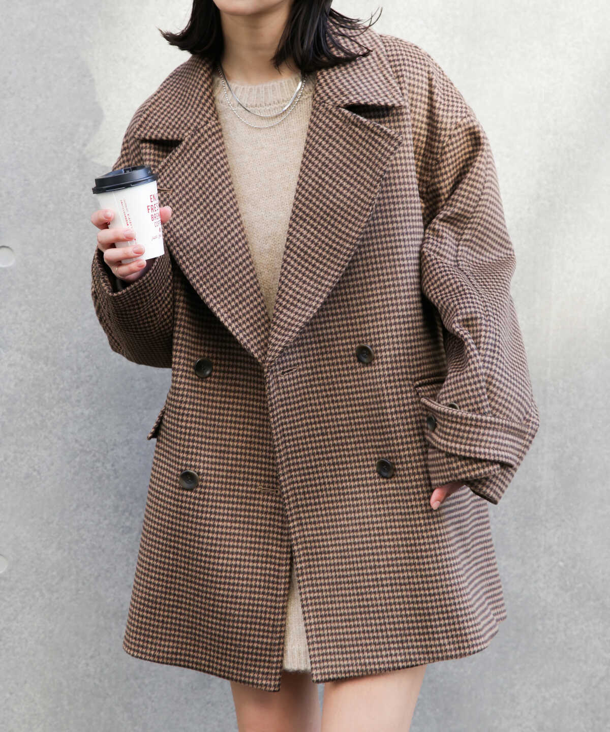 2WayメルトンPコート