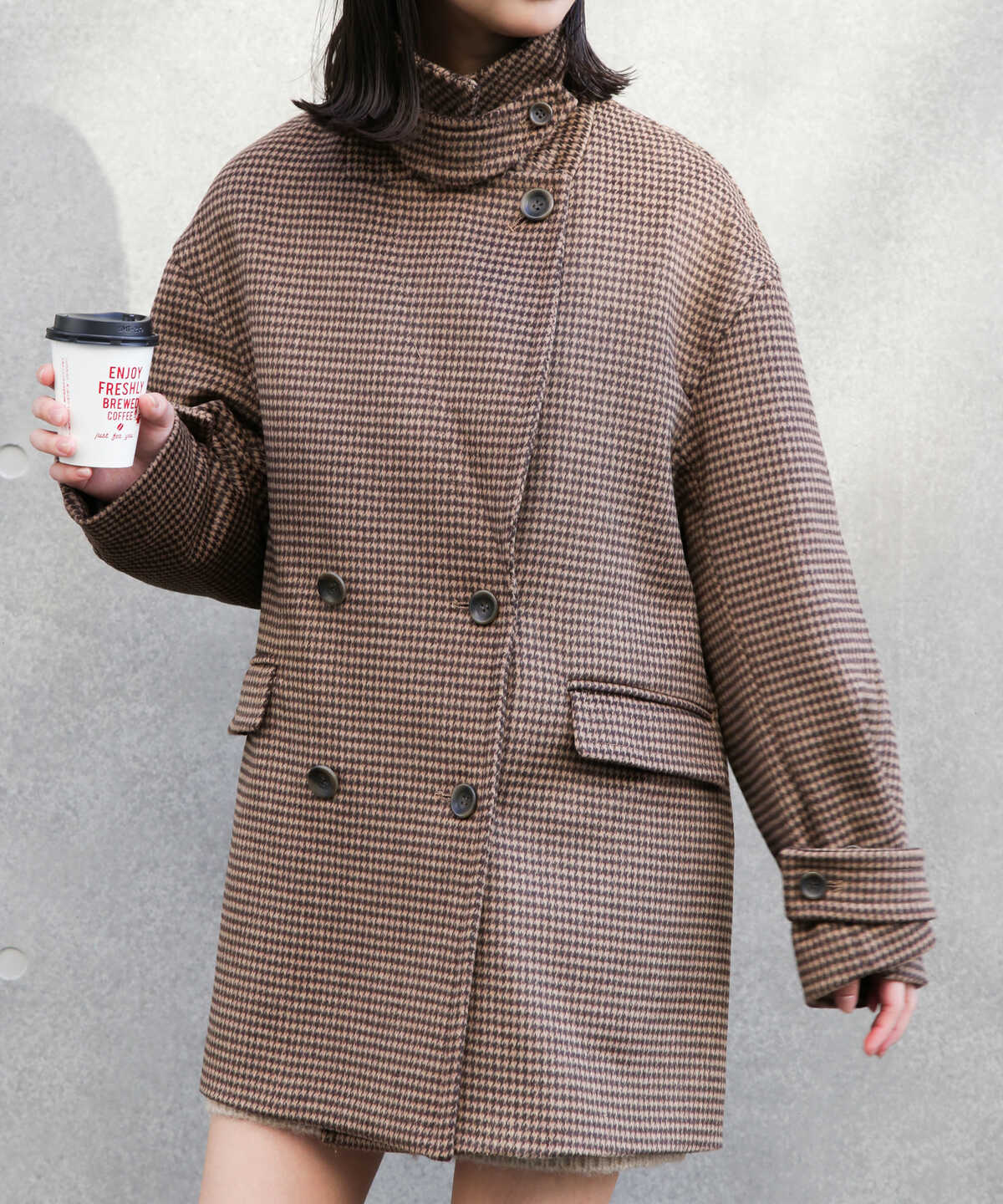 2WayメルトンPコート