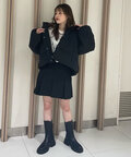 中綿ショートブルゾン