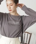 ロゴ刺繍ビッグロングTシャツ