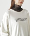 ロゴ刺繍ビッグロングTシャツ