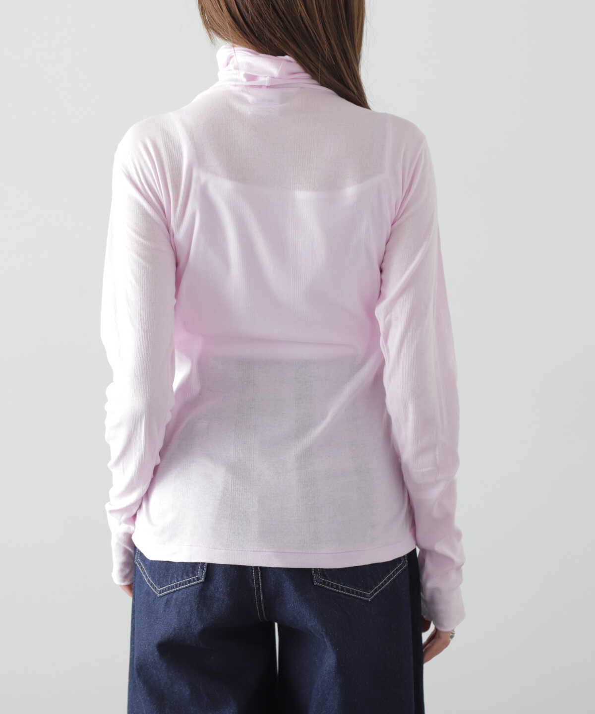 MillerシアーハイネックＴシャツ