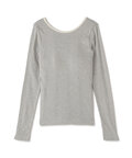 Millerカップ付きボーダーロングＴシャツ