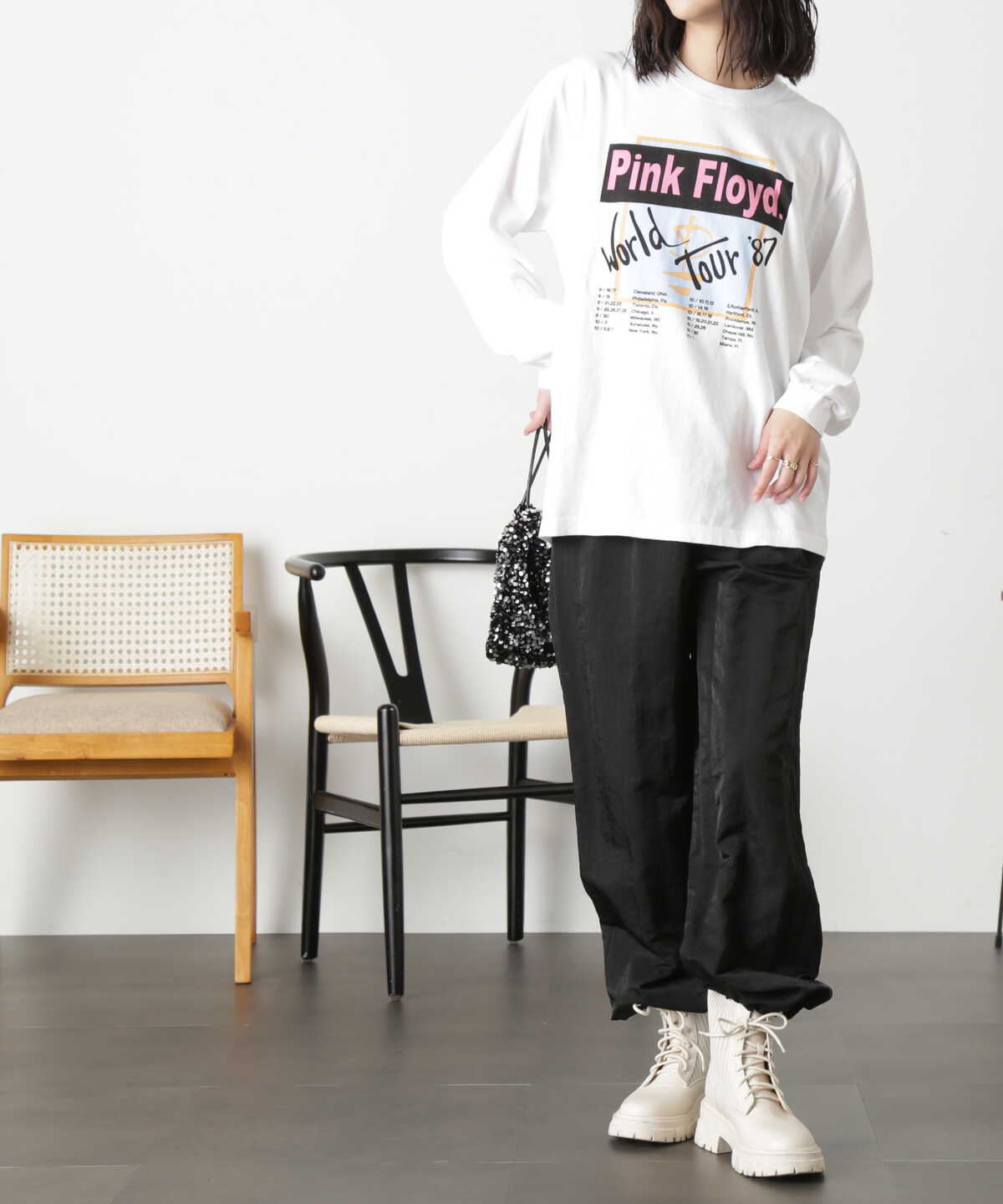 PINK FLOYEDロングTシャツ