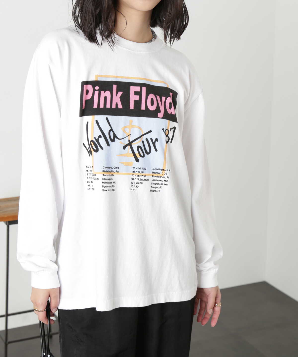 PINK FLOYEDロングTシャツ
