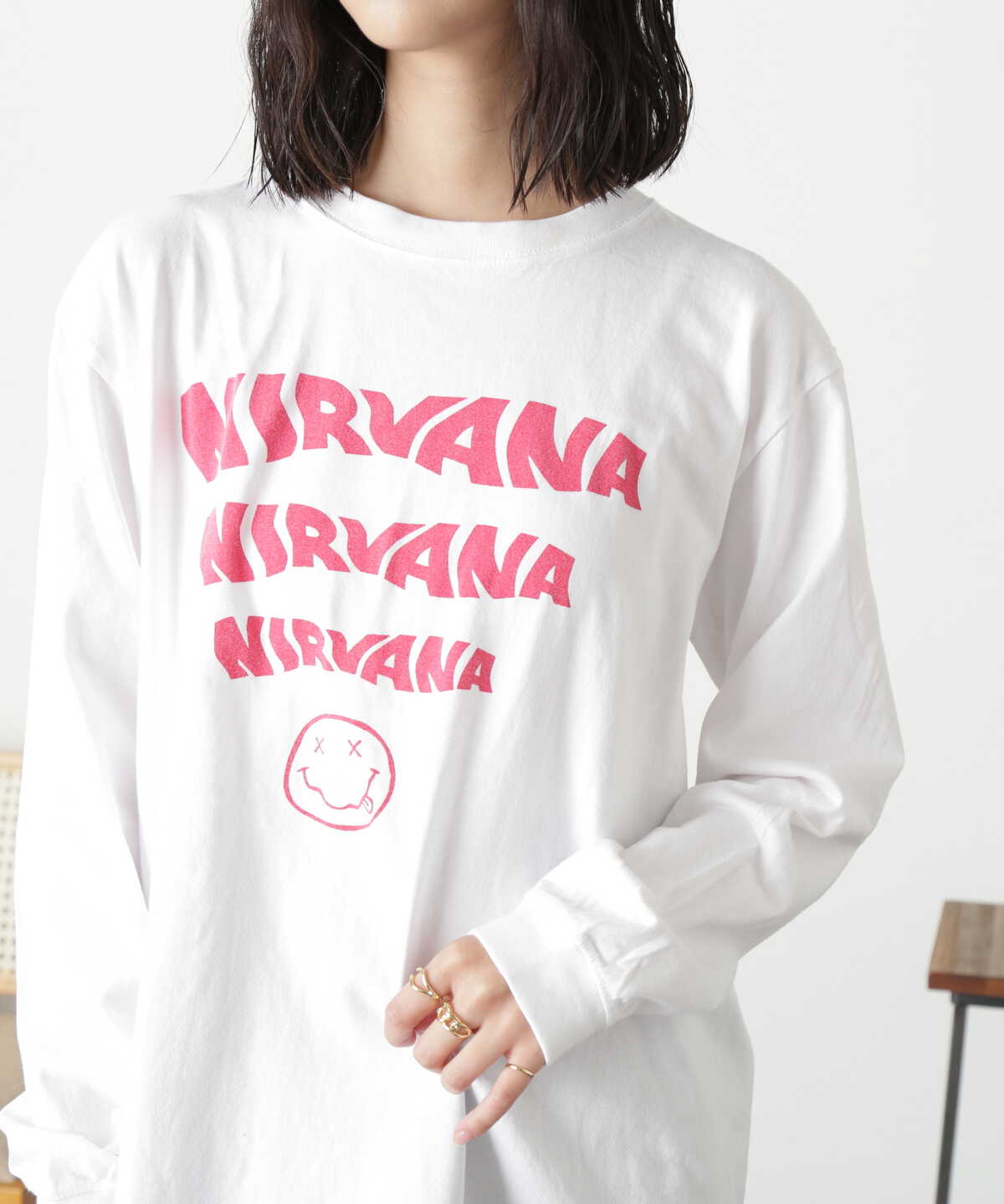 NIRVANAロングTシャツ
