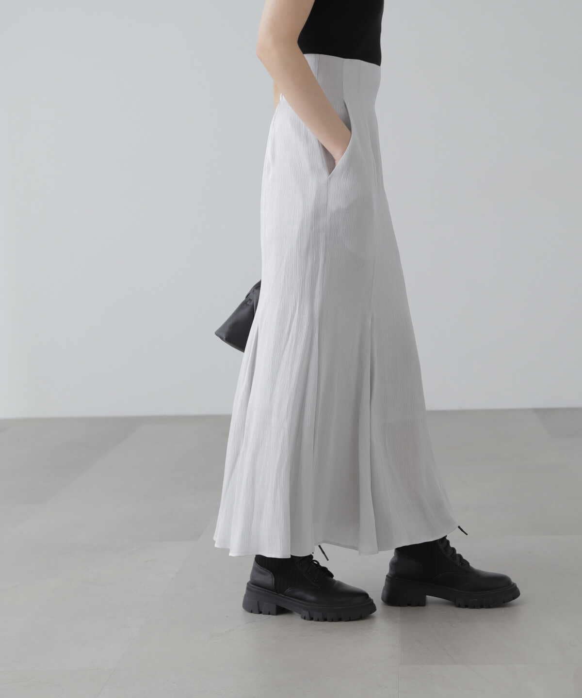 低身長サイズ/Sシリーズ]シャイニーフレアマーメイドスカート | FREE'S 