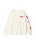 袖ロゴプリントロングＴシャツ