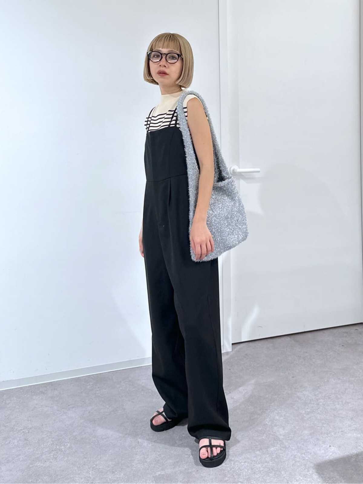 麻調合繊ダブルストラップコンビネゾン | FREE 