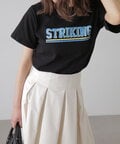 カレッジロゴナンバープリントTシャツ