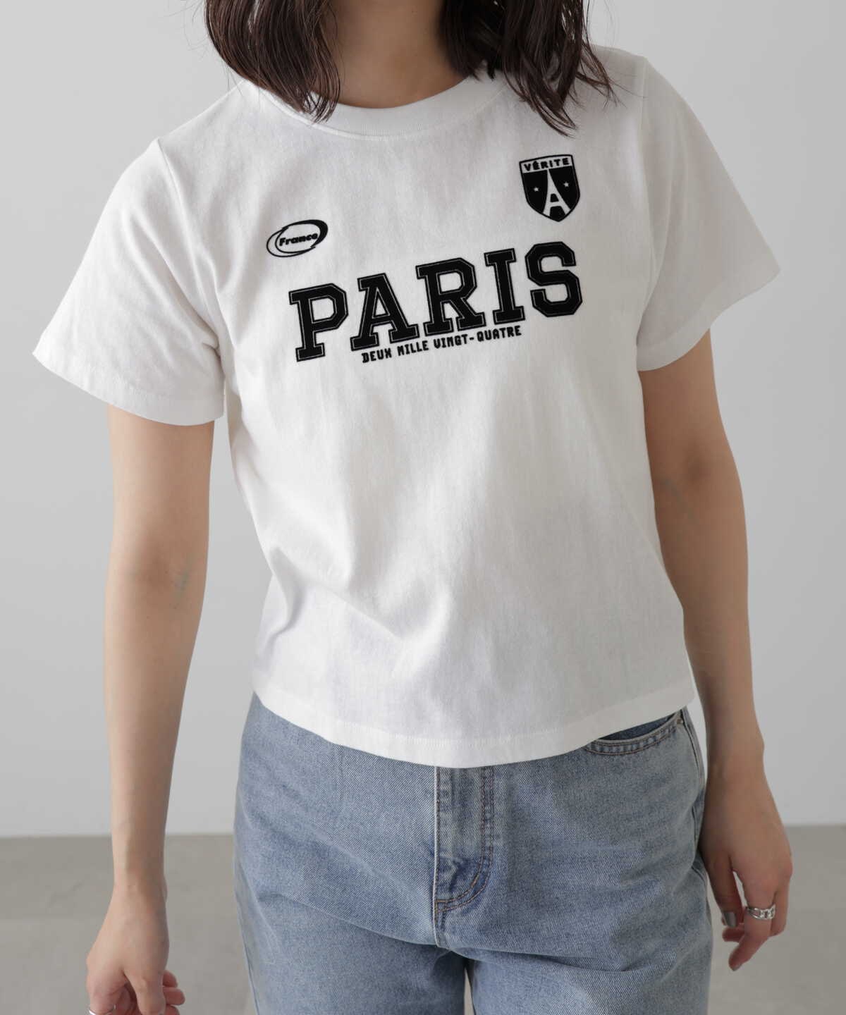 PARISプリントTシャツ