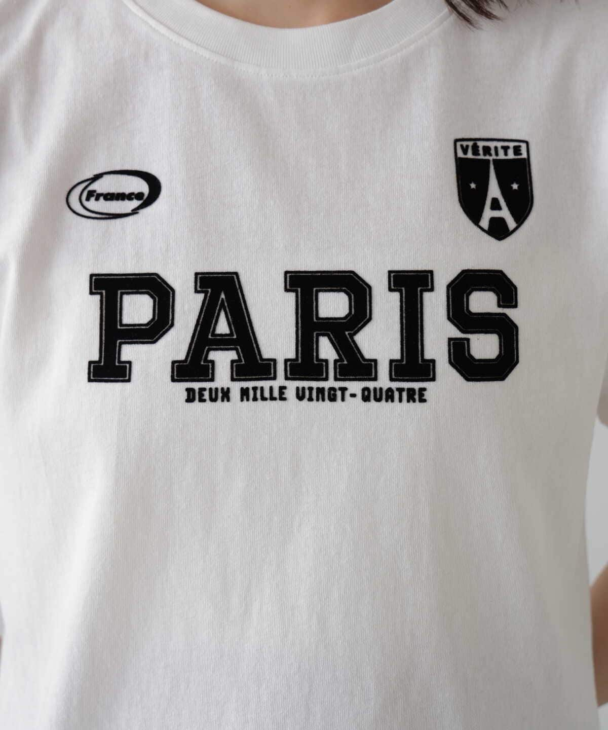 PARISプリントTシャツ