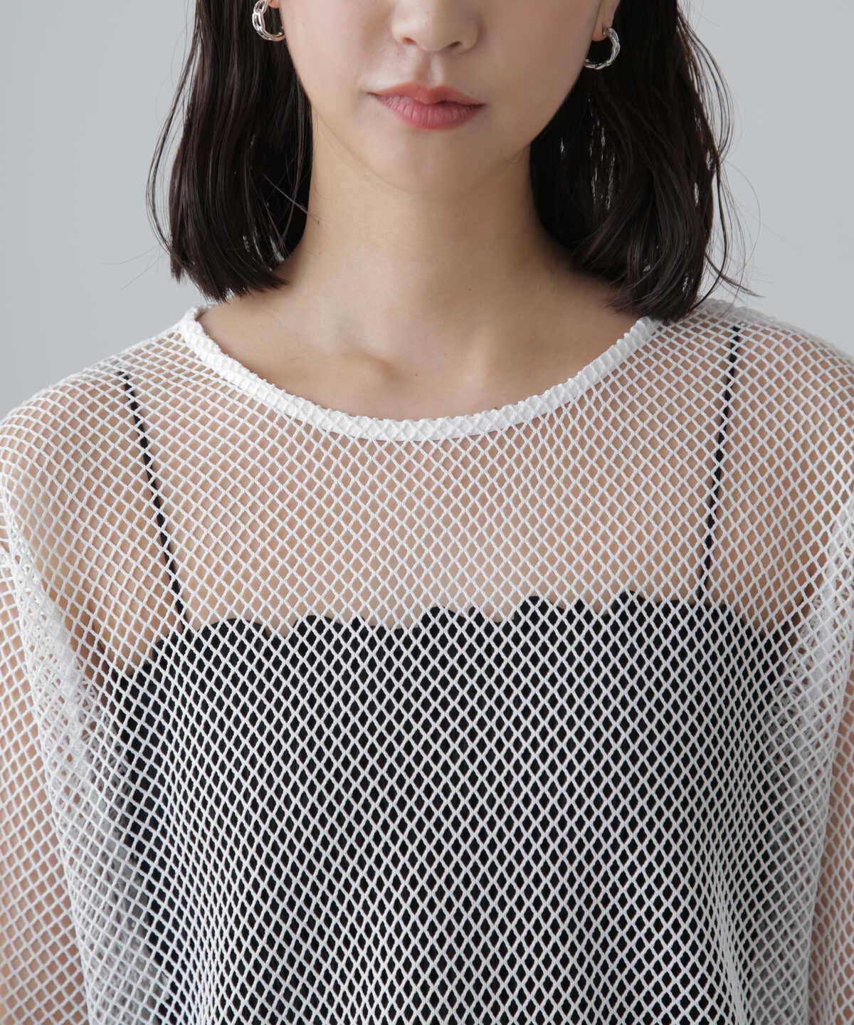 メッシュロングTシャツ