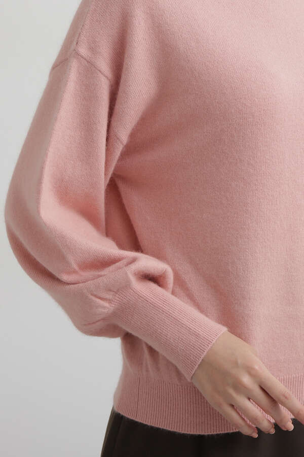 天竺ナイロンアンゴラニット ハイネック N Natural Beauty Basic サンエービーディーオンラインストア Sanei Online Store