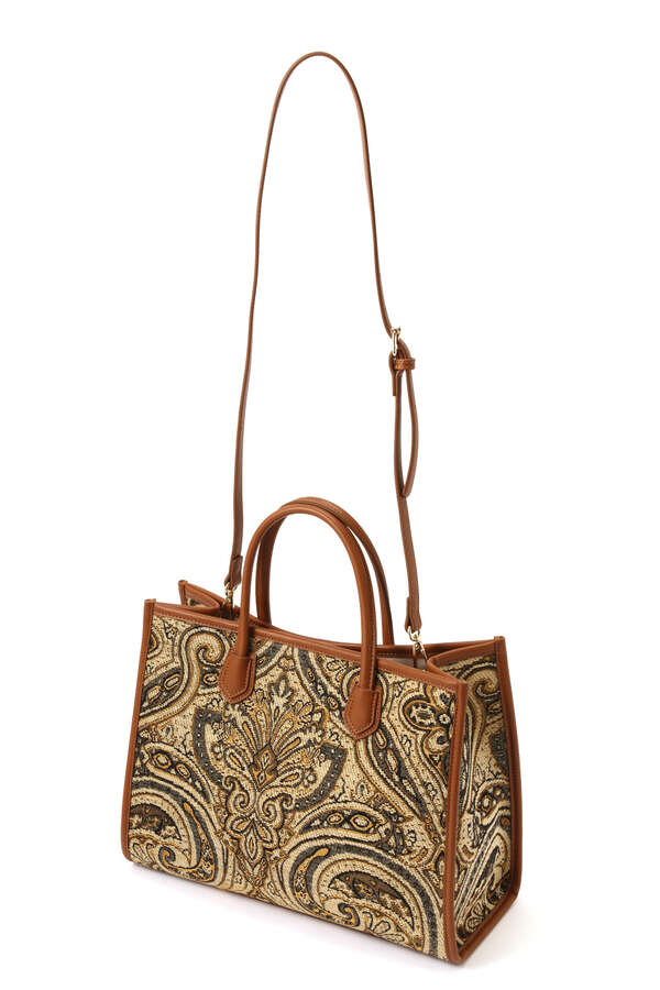 ジャガードスクエアトートバッグ N Natural Beauty Basic サンエービーディーオンラインストア Sanei Online Store