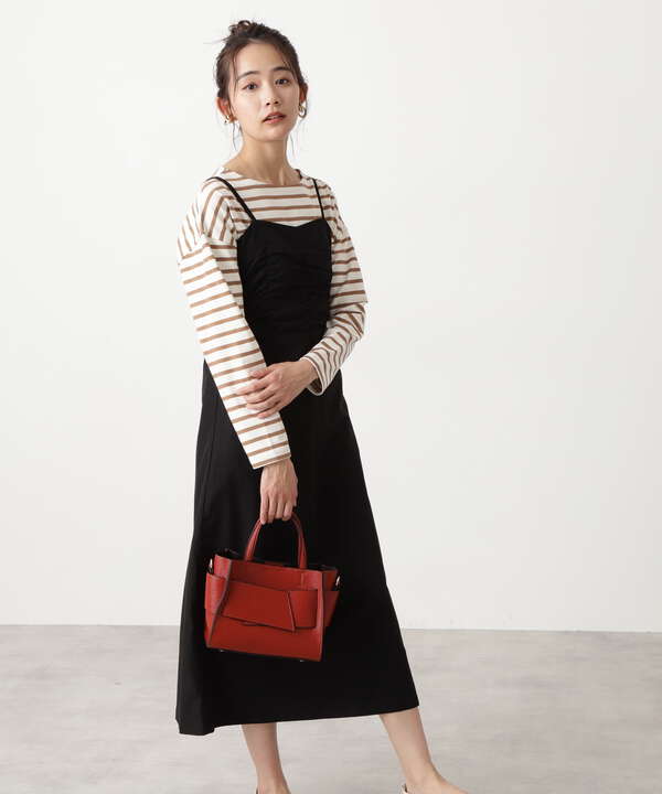 ギャザービスチェワンピース N Natural Beauty Basic エヌ ナチュラルビューティーベーシック 公式 通販 Mix Tokyo