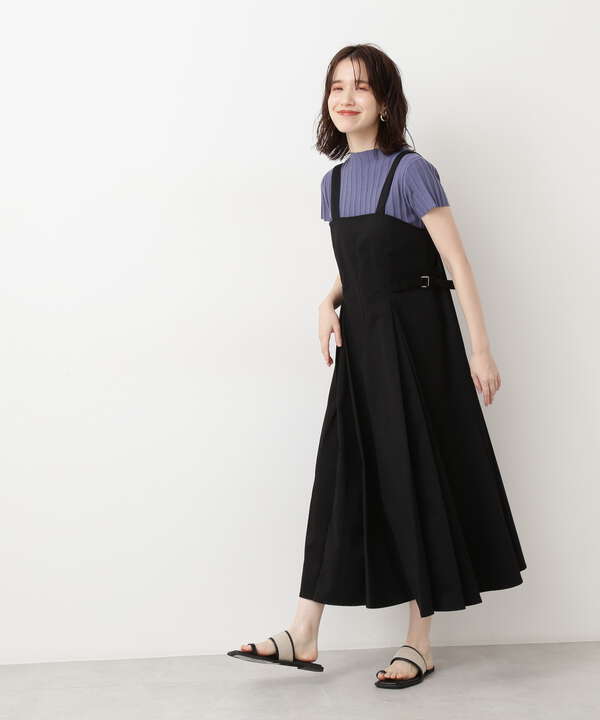 サイドウエストベルトジャンパースカート N Natural Beauty Basic サンエービーディーオンラインストア Sanei Online Store
