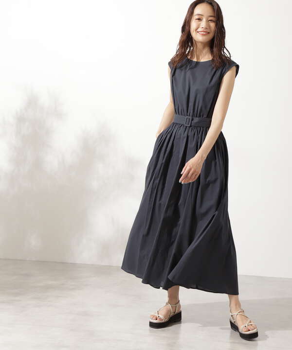 先行予約4月下旬 5月上旬入荷予定 コットンローンボリュームマキシワンピース S Size Line N Natural Beauty Basic サンエービーディーオンラインストア Sanei Online Store