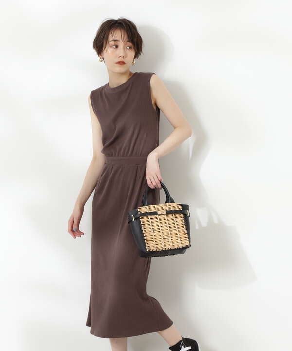 リブブラウジングマキシワンピース S Size Line N Natural Beauty Basic サンエービーディーオンラインストア Sanei Online Store