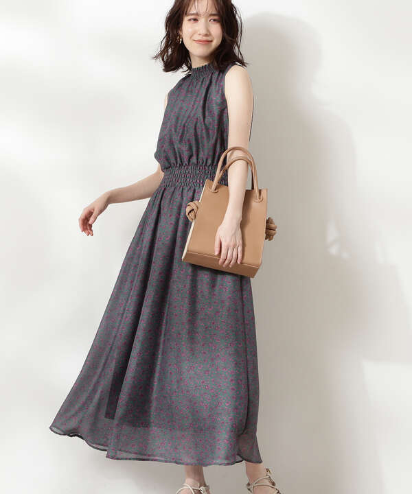 ダークフローラルワンピース S Size Line N Natural Beauty Basic サンエービーディーオンラインストア Sanei Online Store