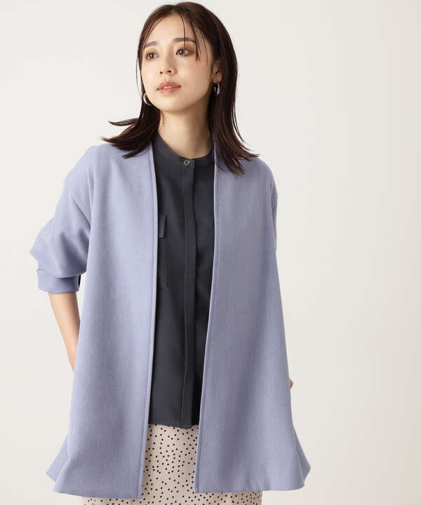 ノーカラーショートコート N Natural Beauty Basic サンエービーディーオンラインストア Sanei Online Store