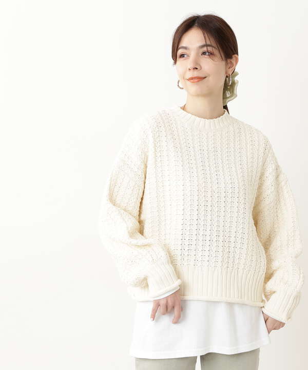 バスケット編みボトルネックニット N Natural Beauty Basic エヌ ナチュラルビューティーベーシック 公式 通販mix Tokyo ミックスドットトウキョウ