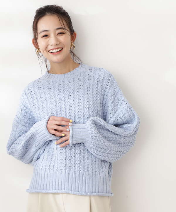 バスケット編みボトルネックニット N Natural Beauty Basic エヌ ナチュラルビューティーベーシック 公式 通販mix Tokyo ミックスドットトウキョウ