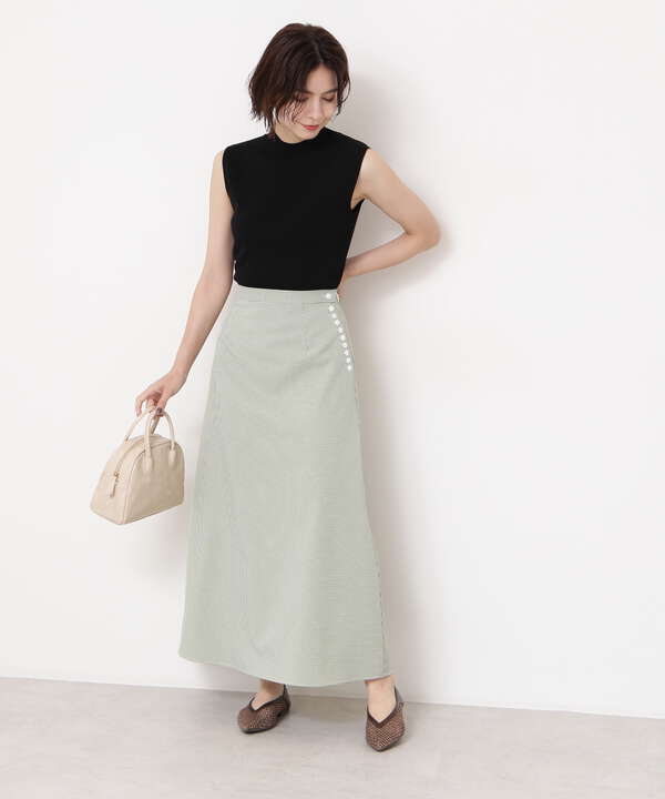サイドボタンaラインスカート N Natural Beauty Basic エヌ ナチュラルビューティーベーシック 公式 通販mix Tokyo ミックスドットトウキョウ