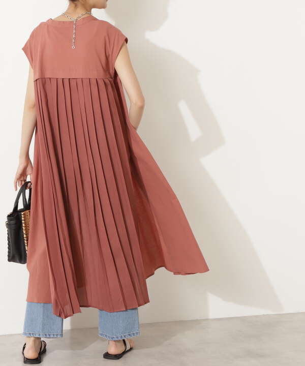 バックプリーツマキシワンピース N Natural Beauty Basic サンエービーディーオンラインストア Sanei Online Store