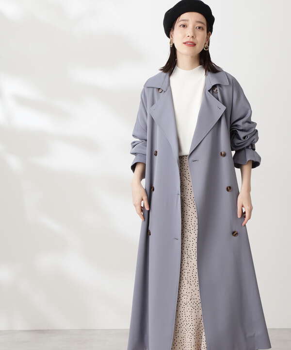 Web限定商品 オーバーサイズトレンチコート N Natural Beauty Basic サンエービーディーオンラインストア Sanei Online Store