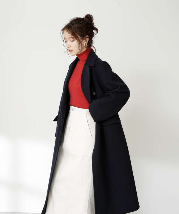 ビーバーメルトンロングチェスターコート S Size Line N Natural Beauty Basic サンエービーディーオンラインストア Sanei Online Store