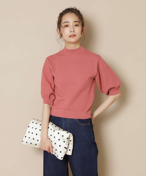 格子柄ボトルネックニット m010 N Natural Beauty Basic エヌ ナチュラルビューティーベーシック 公式 通販 Mix Tokyo