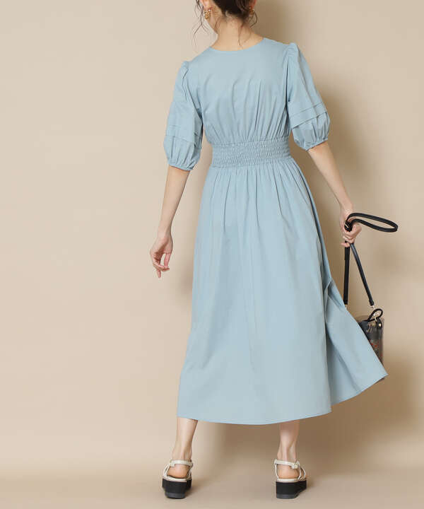 コットンローンタックパフスリーブワンピース S Size Line N Natural Beauty Basic エヌ ナチュラルビューティーベーシック 公式 通販 Mix Tokyo