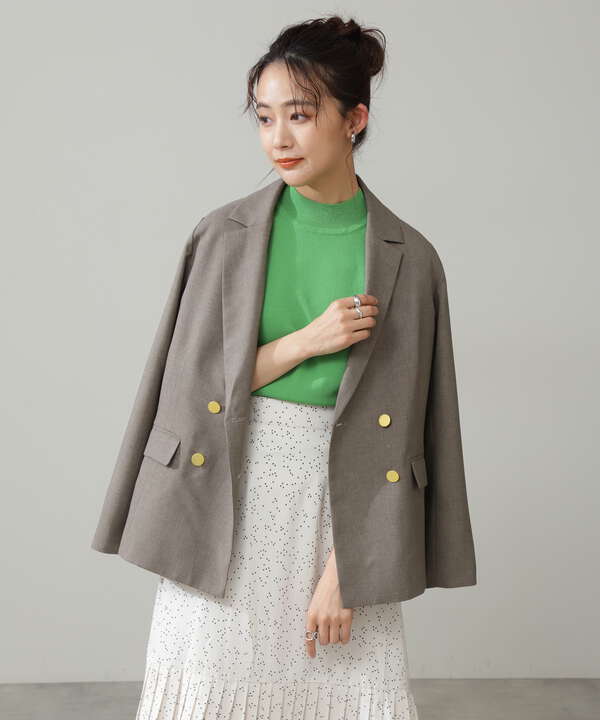 麻調ダブルテーラードジャケット S Size Line N Natural Beauty Basic サンエービーディーオンラインストア Sanei Online Store